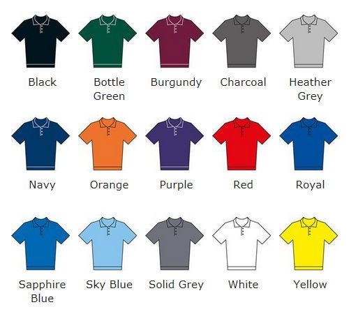 EDs polo colours